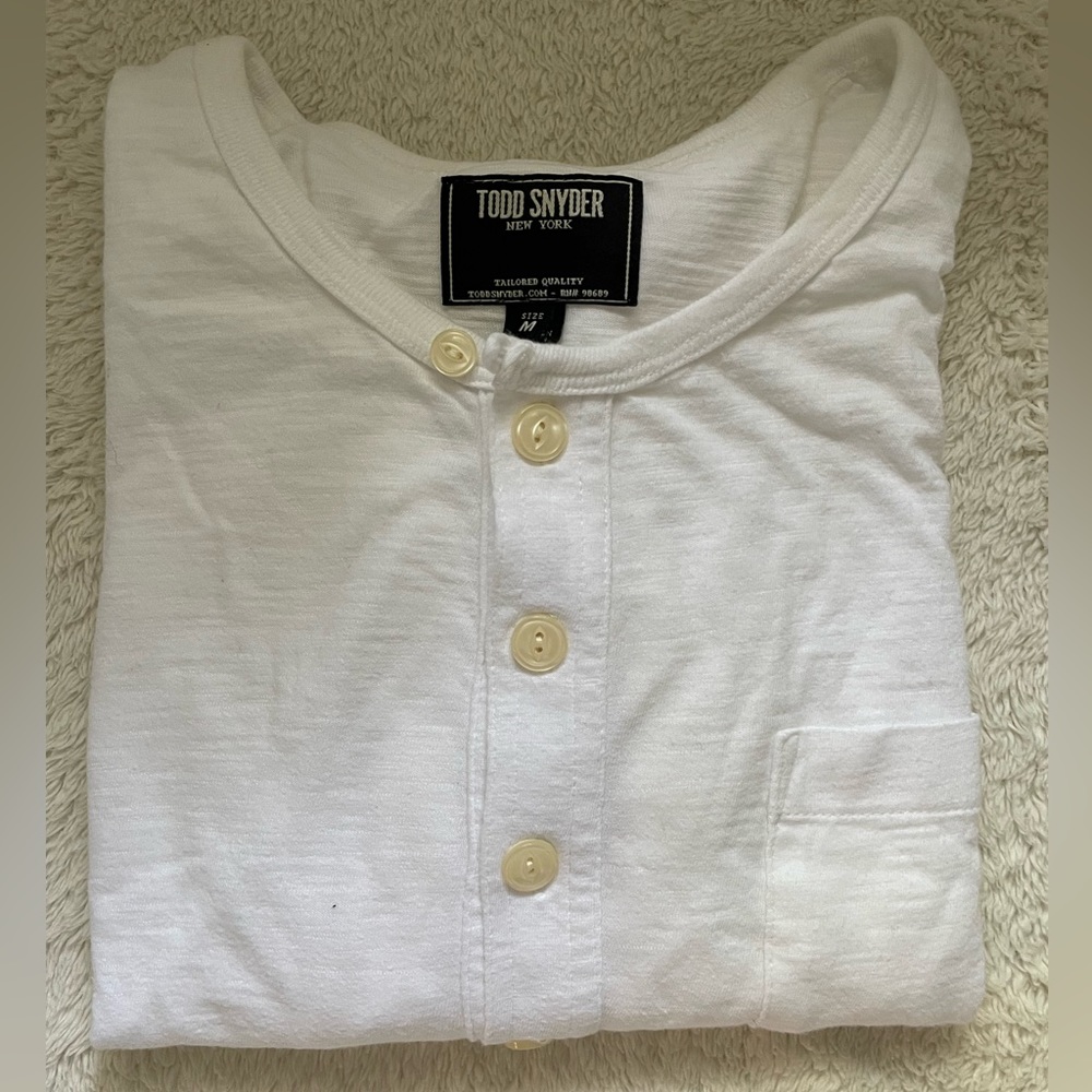 Todd Snyder- Henley size Medium